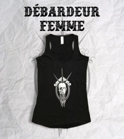 Tee shirt débardeur noir